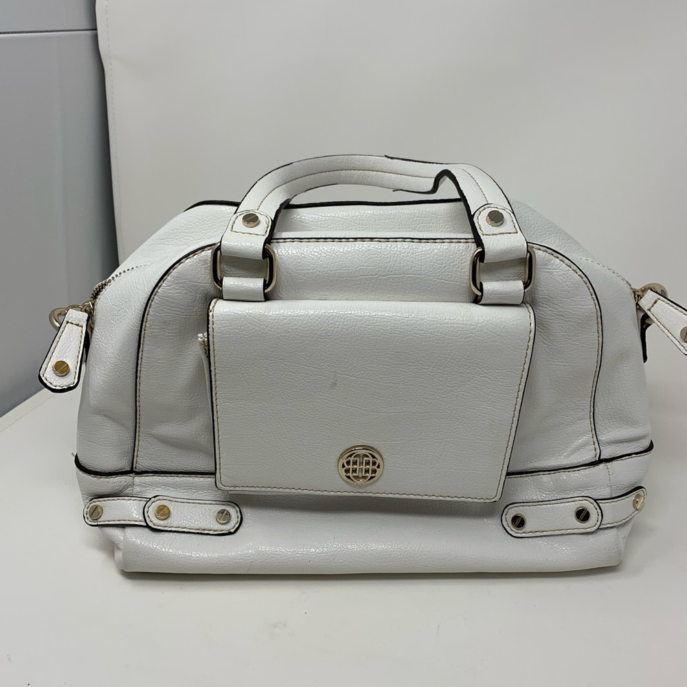 White Leather Handbag